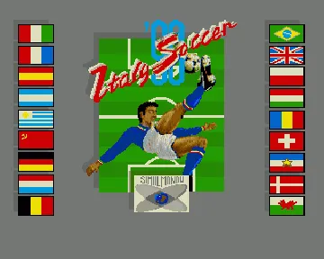 Italy '90 Soccer screen shot title